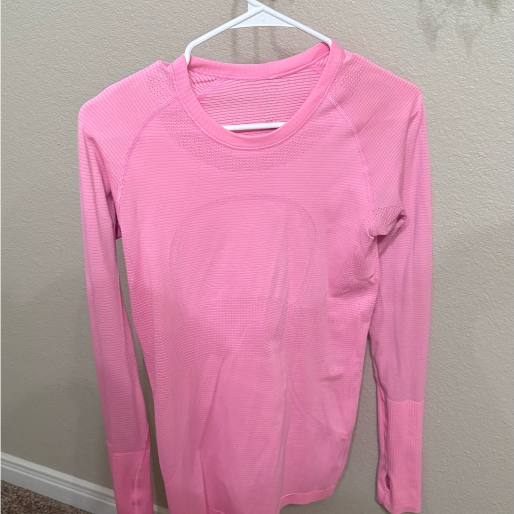 lululemon athletica Pink Long Sleeve Top